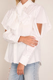 Poplin Shirt in Off White