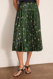 Floral Print Skirt in Green