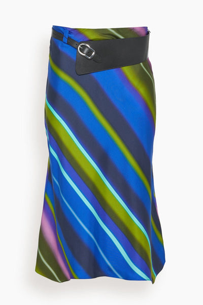 Citylight Skirt in Colorful Stripes
