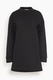 Plan C Casual Dresses Long Sleeve Scuba Mini Dress in Black Plan C Long Sleeve Scuba Mini Dress in Black