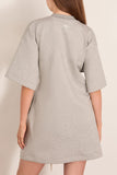 Plan C Dress in Granite Grey Melange
