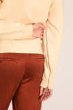 Plan C Long Sleeve Sweater in Straw