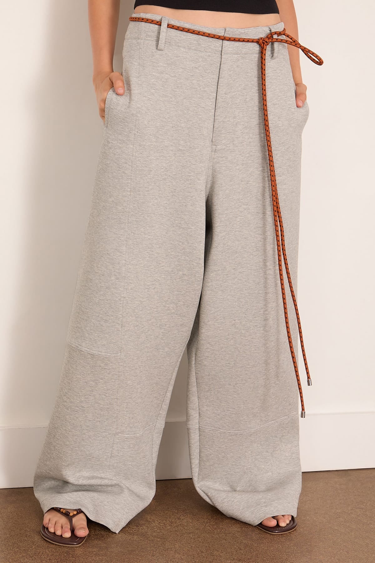 Plan C Trouser in Granite Grey Melange