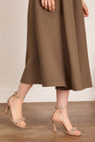 Alexandre Birman Clarita Buckle Sandal 85 in Nude