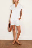 Calcaterra Popeline Shorts in White