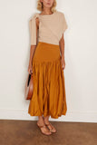 Calcaterra Long Balloon Skirt in Amberlore