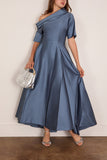 Bernadette Bowers Dress in Midnight Blue