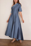 Bernadette Bowers Dress in Midnight Blue