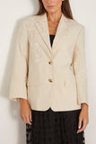 Dries Van Noten Birdy Jacket in Ecru