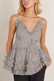 Dries Van Noten Cemil Top in Black