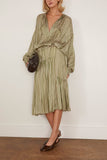 Dries Van Noten Denvo Dress in Green