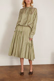 Dries Van Noten Denvo Dress in Green