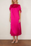 Dries Van Noten Diria Dress in Fuchsia