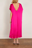 Dries Van Noten Diria Dress in Fuchsia