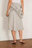 Dries Van Noten Humairah Skirt in Grey Melange