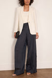 Forte Forte Chic Linen Cloth Jacket in Crystal