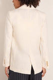 Forte Forte Chic Linen Cloth Jacket in Crystal