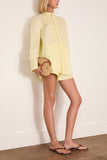 Forte Forte Les Fleurs Embroidery Poplin Shirt in Light