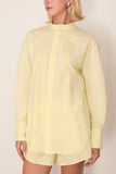Forte Forte Les Fleurs Embroidery Poplin Shirt in Light