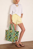 Forte Forte Les Fleurs Embroidery Popline Shorts in Light