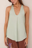Forte Forte Chic Twill Top in Plume