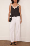 Forte Forte Chic Twill Lingerie Top in Noir