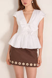 Hunter Bell Everly Top in White