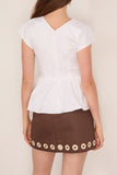 Hunter Bell Everly Top in White