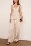 Maria McManus Basketball Trouser in Champagne