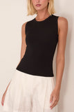 Maria McManus Double Keyhole Top in Black