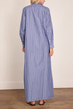 Nili Lotan Mina Dress in Dark Navy/White Stripes