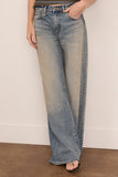 R13 D'Arcy Flare Jean in Rivington Blue