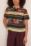 Pattern Mix Shirt in Multi Black