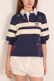 Sea Claira Rugby Shirt in Multi