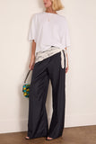 Sea Fiora Tropical Wool Pants in Navy