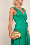 Simkhai Monet Shell Clutch in Gold