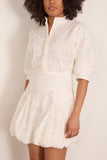 Simkhai Effie Bubble Mini Dress in White
