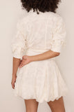 Simkhai Effie Bubble Mini Dress in White