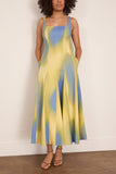 Simkhai Lara Midi Dress in Golden Hour Twilight