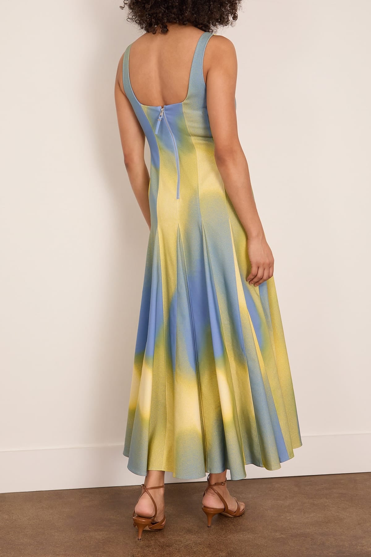 Simkhai Lara Midi Dress in Golden Hour Twilight