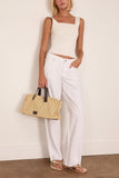 Simkhai Madine Tank Top in Ivory