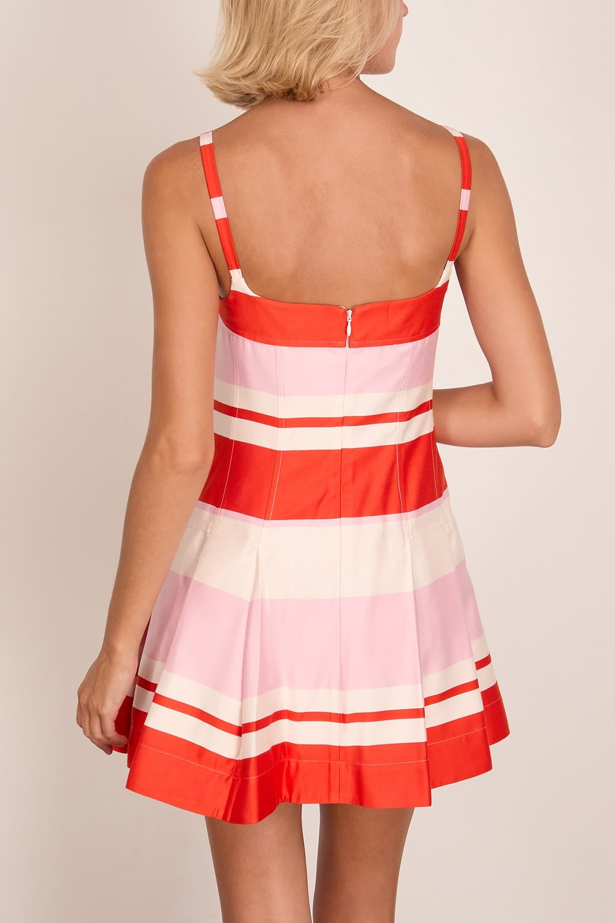 Simkhai Nelly Bustier Mini Dress in Tulip Stripe