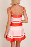 Simkhai Nelly Bustier Mini Dress in Tulip Stripe