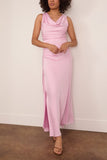 Simkhai Melaney Satin Gown in Tulip