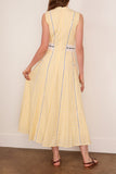Tanya Taylor Sloane Dress in Lemon Meringue Multi