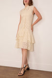 Bite Studios Volans Lace Dress in Off-White