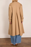 Bite Studios Chet Light Cotton Trench in Barley