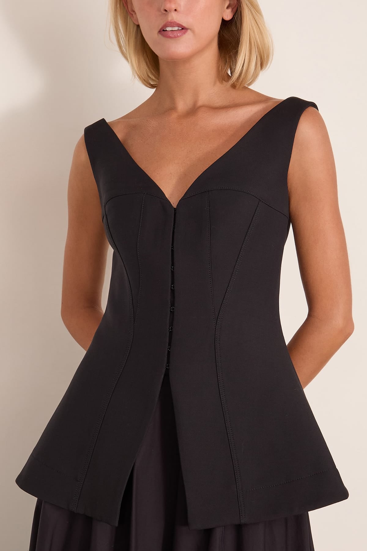 Amir Taghi Anita Top in Black