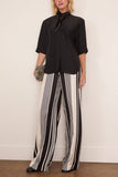 Amir Taghi Maryam Pant in Ivory/Black