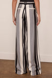 Amir Taghi Maryam Pant in Ivory/Black